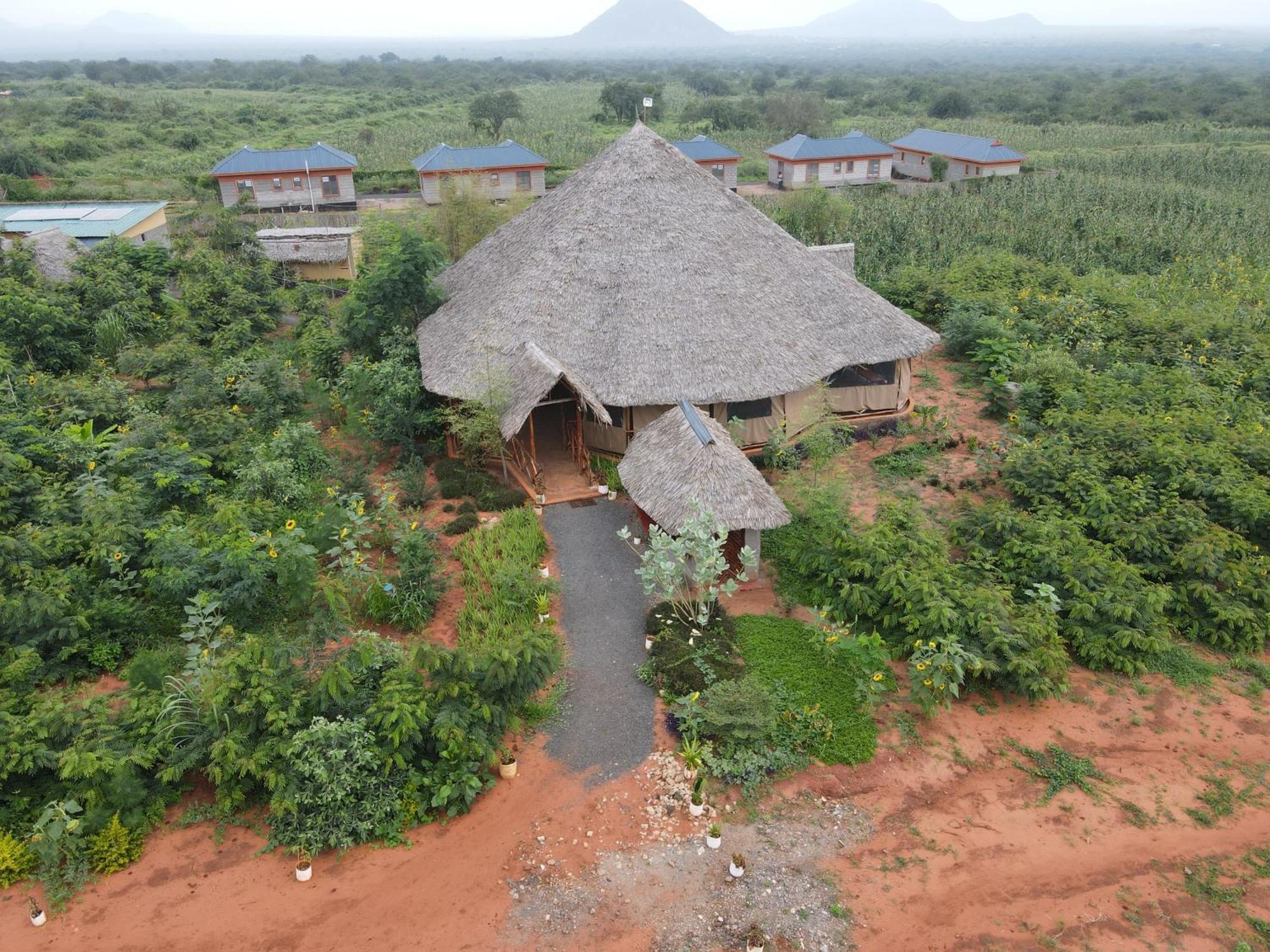 Tausa Tsavo Eco Lodge Voi Eksteriør bilde